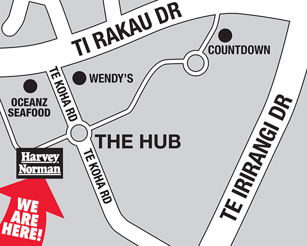 Map showing Botany Outlet location