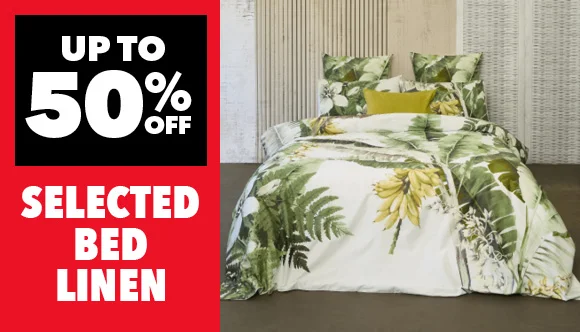 Up to 50% Off Selected Bed Linen
