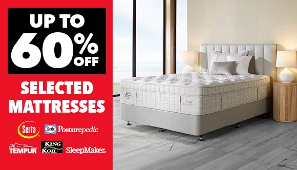 Up to 60% Off Selected Mattresses