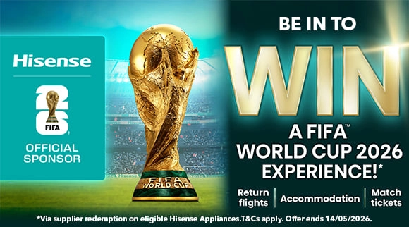 Be in to Win A FIFA World Cup 2026 Experience Via Redemption!