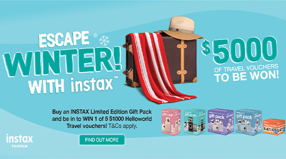 Be in the Draw to Win 1 of 5 $1000 Hello World Travel Vouchers via redemption!