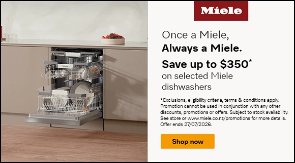 Miele save up to $350 on selected Miele freestanding and built under dishwashers!