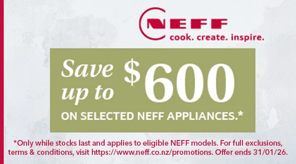 NEFF Save up to $600 on Selected NEFF Appliances!