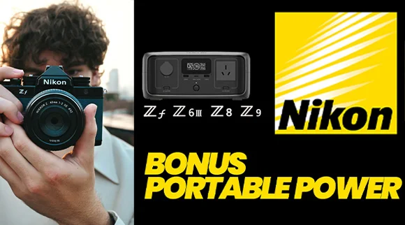 Purchase a selected Nikon Full Frame Mirrorless Camera and receive a Bonus EcoFlow River 3-UPS via redemption!