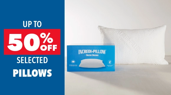 Up To 50% Off Selected Pillows