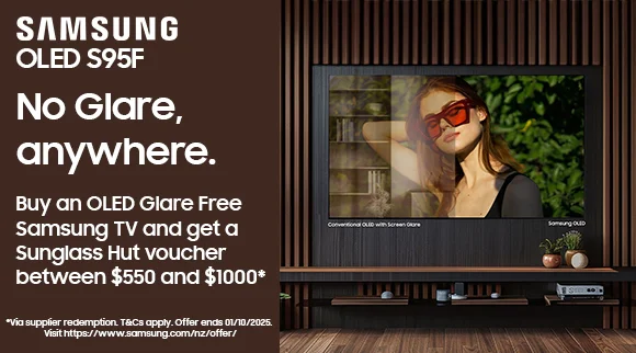 Purchase a Samsung S95F OLED TV and Receive a Bonus Sunglass Hut Voucher Via Redemption