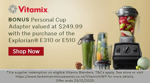 Vitamix receive a Bonus Personal Cup Adapter when you purchase an eligible Vitamix Blender via redemption!
