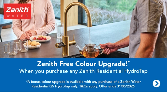 Zenith Free Colour Upgrade When You Purchase any Zenith Residential HydroTap
