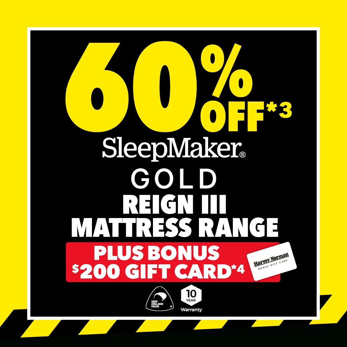 60% Off SleepMaker Reign III Mattresses, Plus Bonus $200 Gift Card