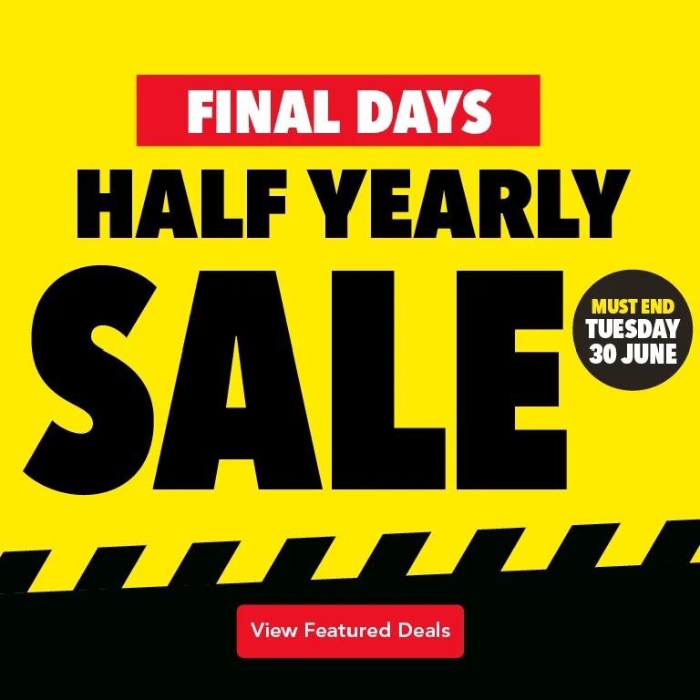 Harvey Norman's Half Yearly Sale Final Days Banner