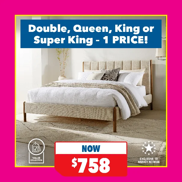 Benton Fabric Bed Frame