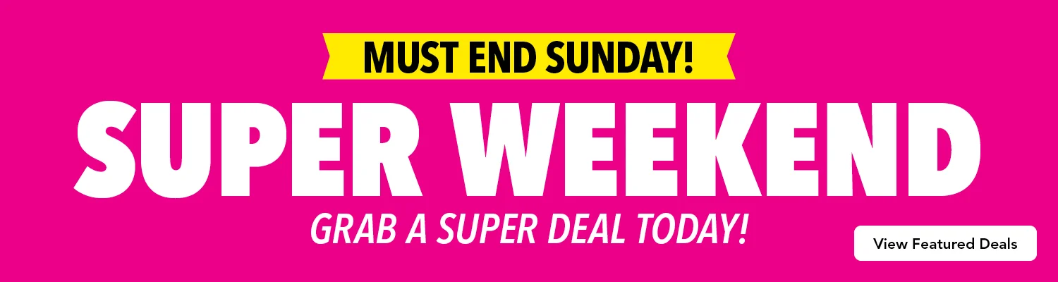 Harvey Norman's Super Weekend Sale Banner