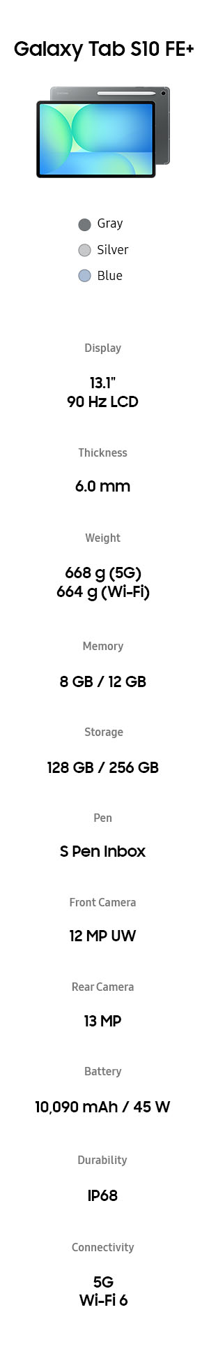 Galaxy Tab S10 FE