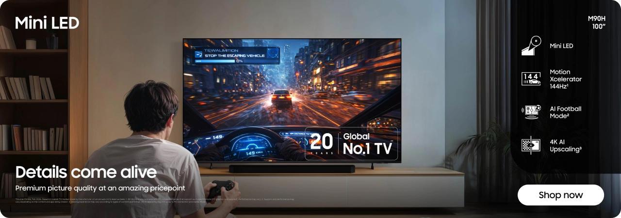 Samsung Mini LED TVs - Buy now